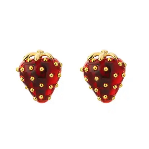 🍓Kate Spade Strawberry earrings - Picture 3 of 7